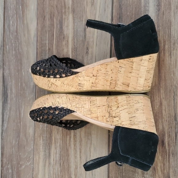 Toms Women Wedge Platform Sandal shoes heels s 8 - Picture 6 of 13